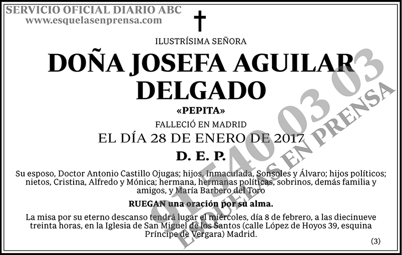 Josefa Aguilar Delgado